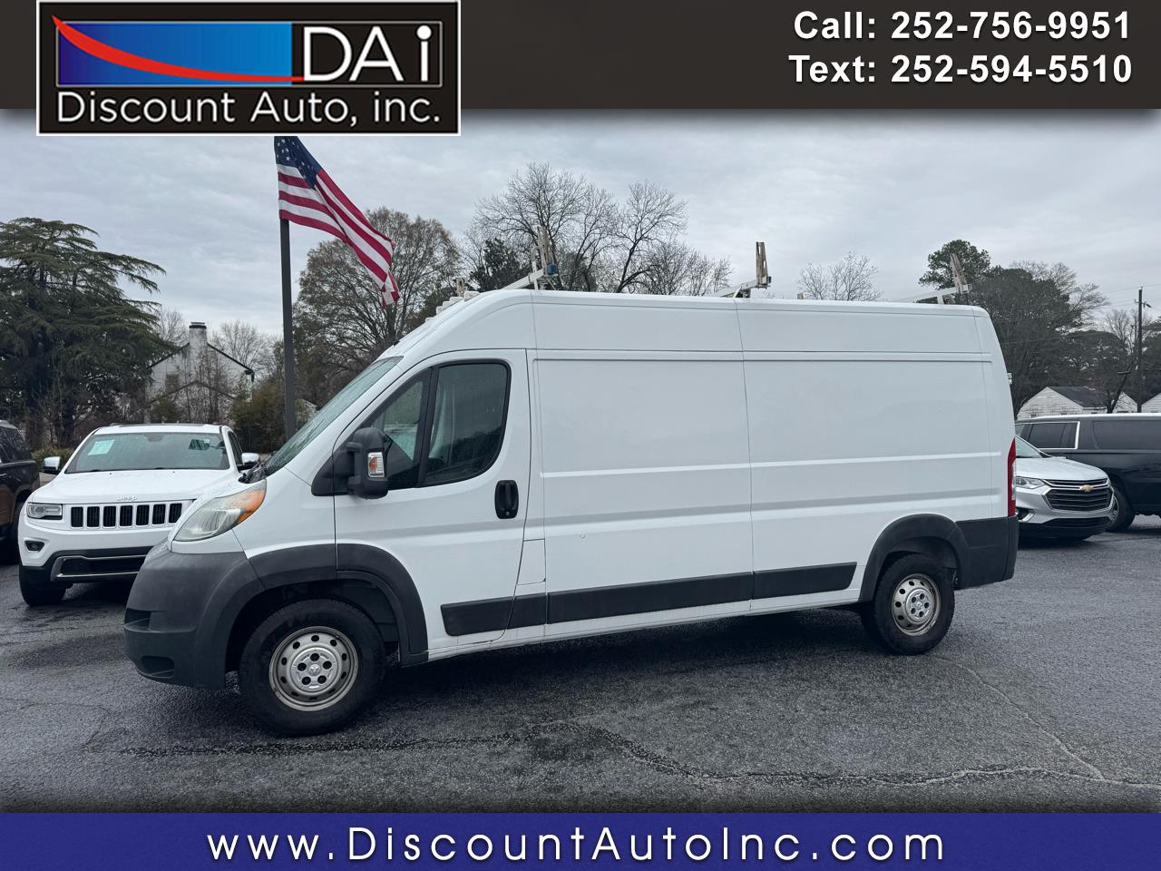 2015 RAM ProMaster Cargo Van 2500 High Roof 159" WB