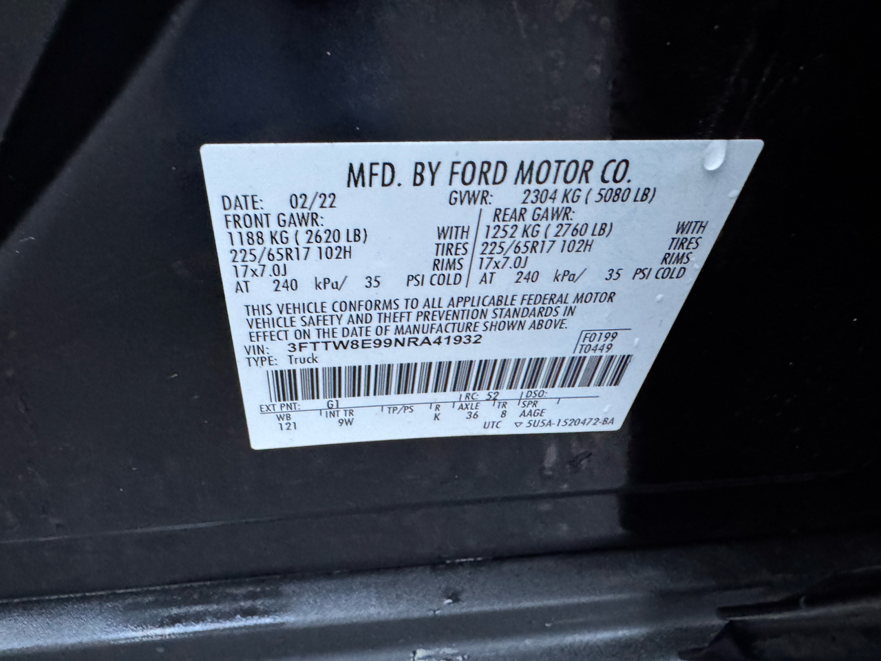 Ford Maverick XL FWD SuperCrew 2022