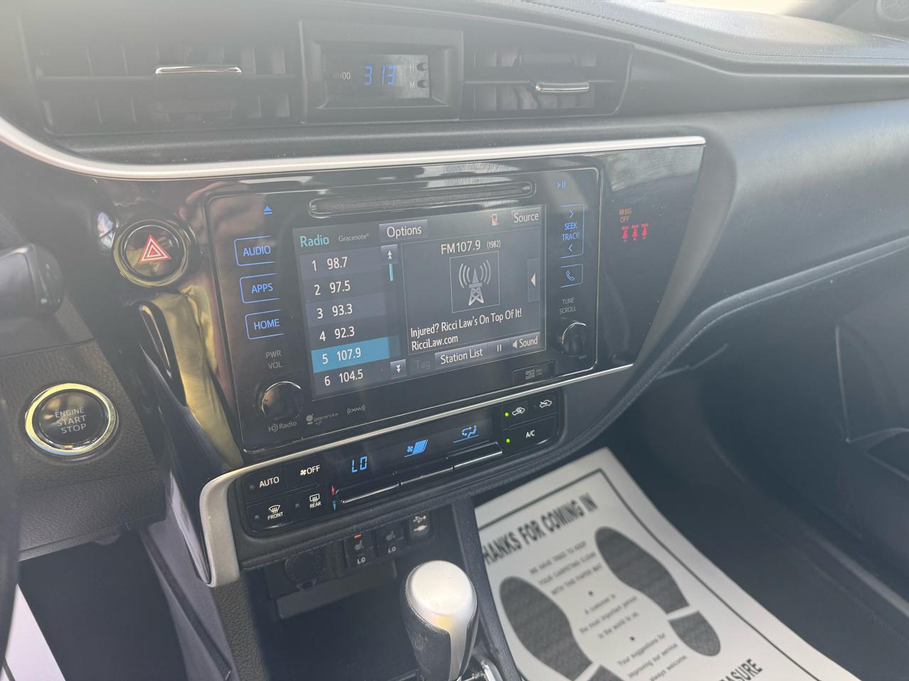 Toyota Corolla XSE CVT (Natl) 2018