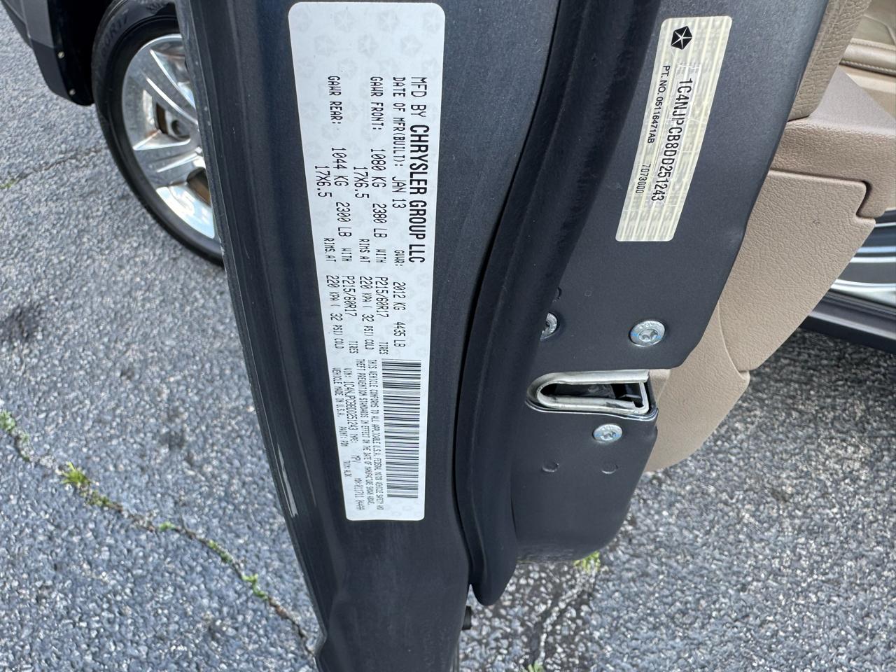 Jeep Patriot FWD 4dr Limited 2013