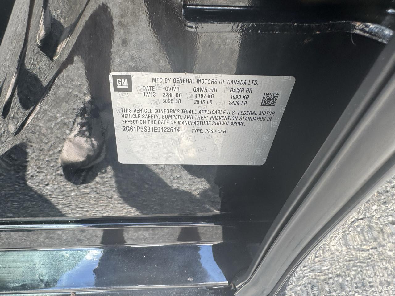 Cadillac XTS 4dr Sdn Premium FWD 2014