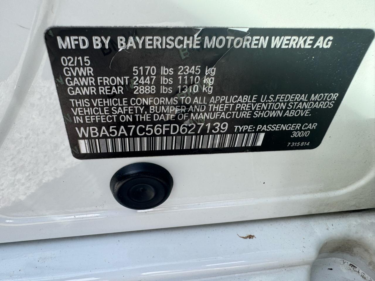 BMW 5 Series 4dr Sdn 528i xDrive AWD 2015