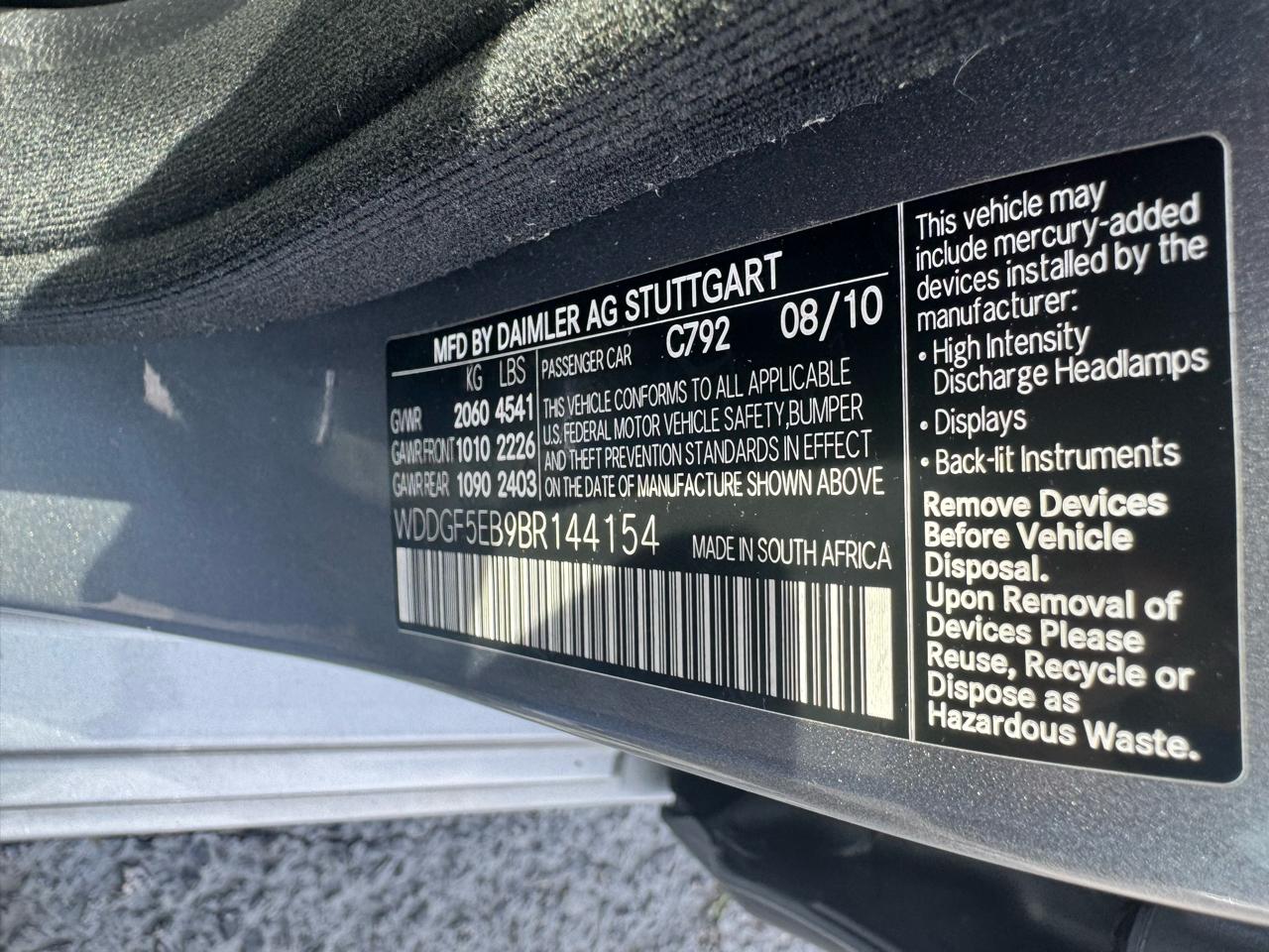 Mercedes-Benz C-Class 4dr Sdn C 300 Sport RWD 2011