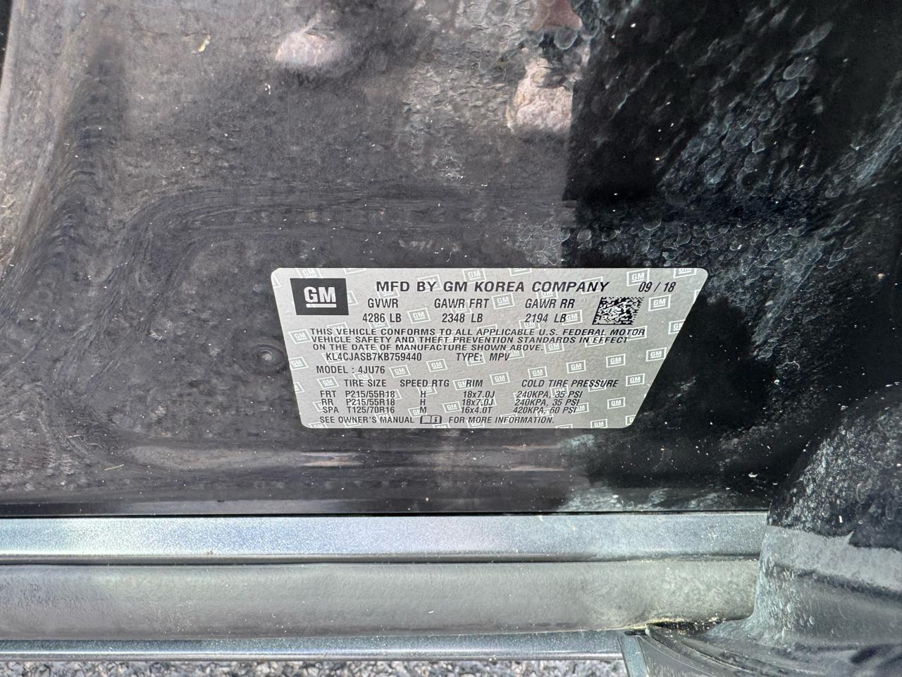 Buick Encore FWD 4dr Preferred 2019