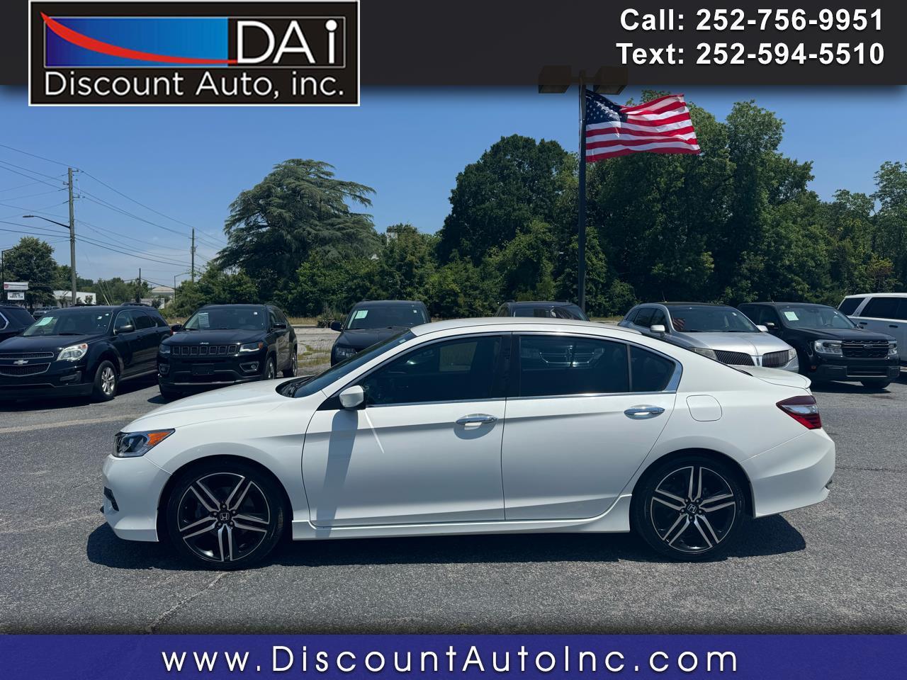 Honda Accord Sedan Sport CVT w/Honda Sensing 2017