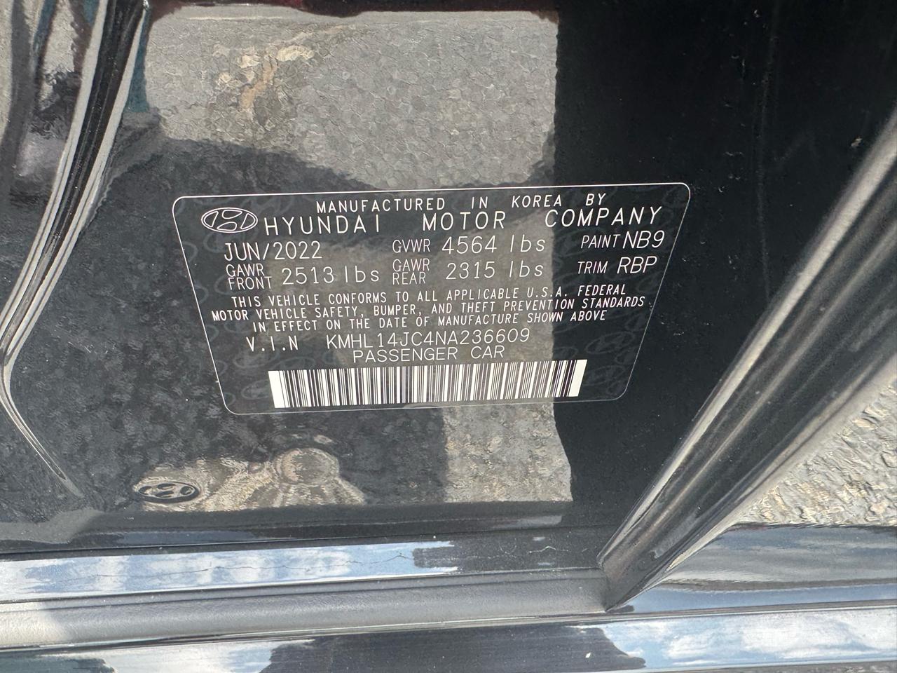 Hyundai Sonata N Line 2.5T 2022