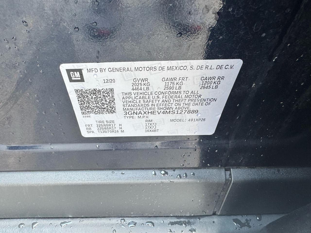 Chevrolet Equinox FWD 4dr LS w/1LS 2021