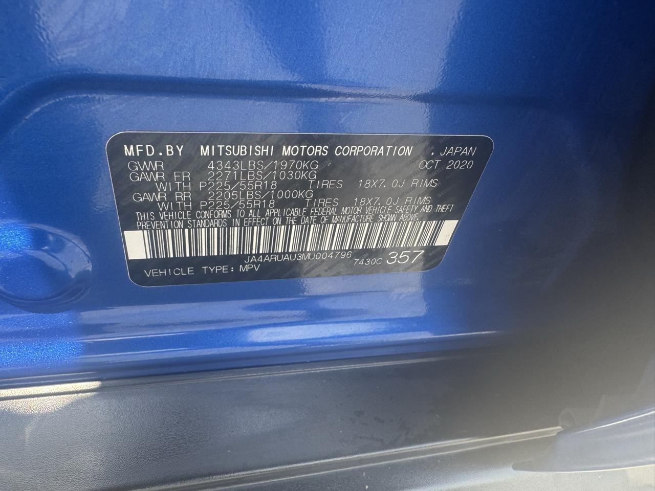 Mitsubishi Outlander Sport ES 2.0 AWC CVT 2021
