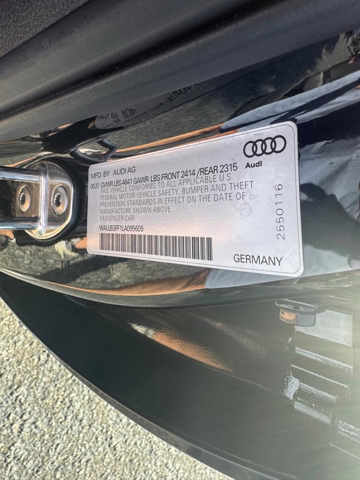 Audi A3 Sedan S line Premium Plus 45 TFSI quattro 2020