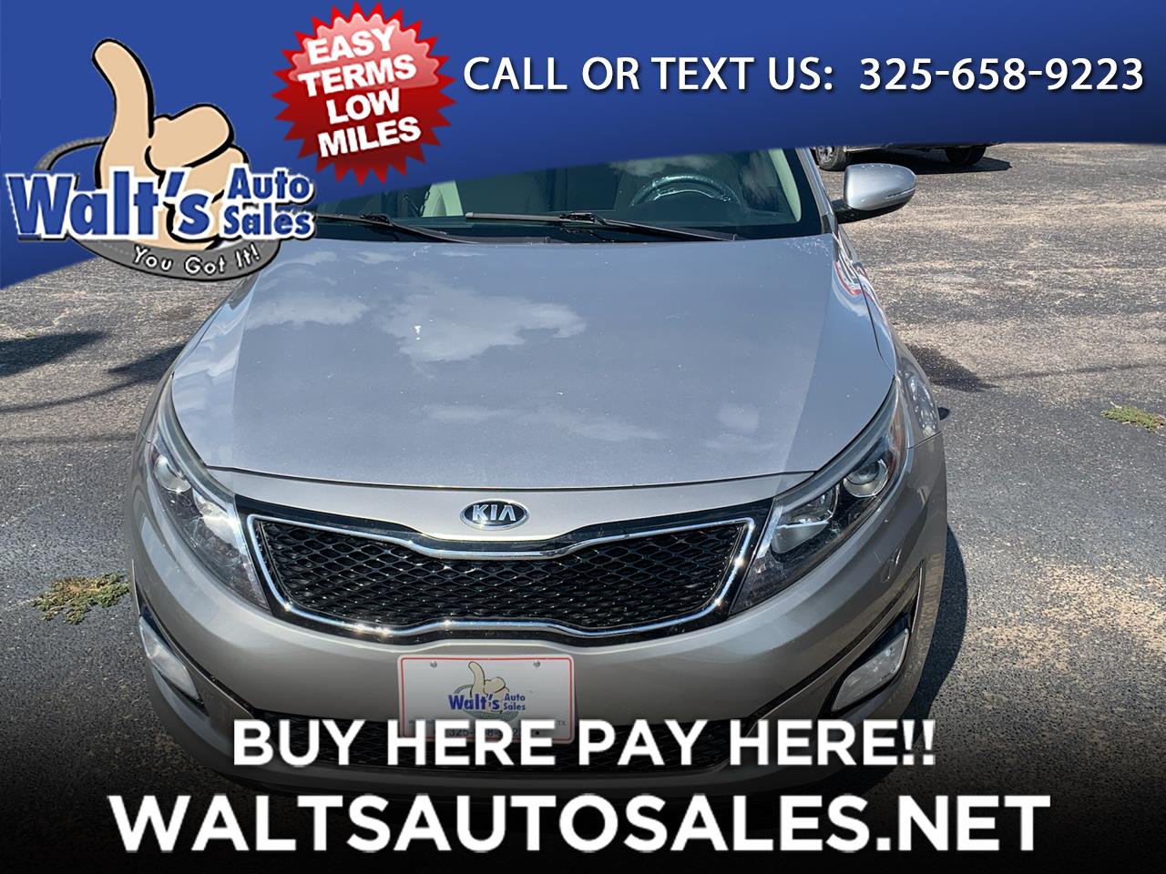 Used 2015 Kia Optima Lx For Sale In San Angelo Tx 76903 Walt S Auto Sales