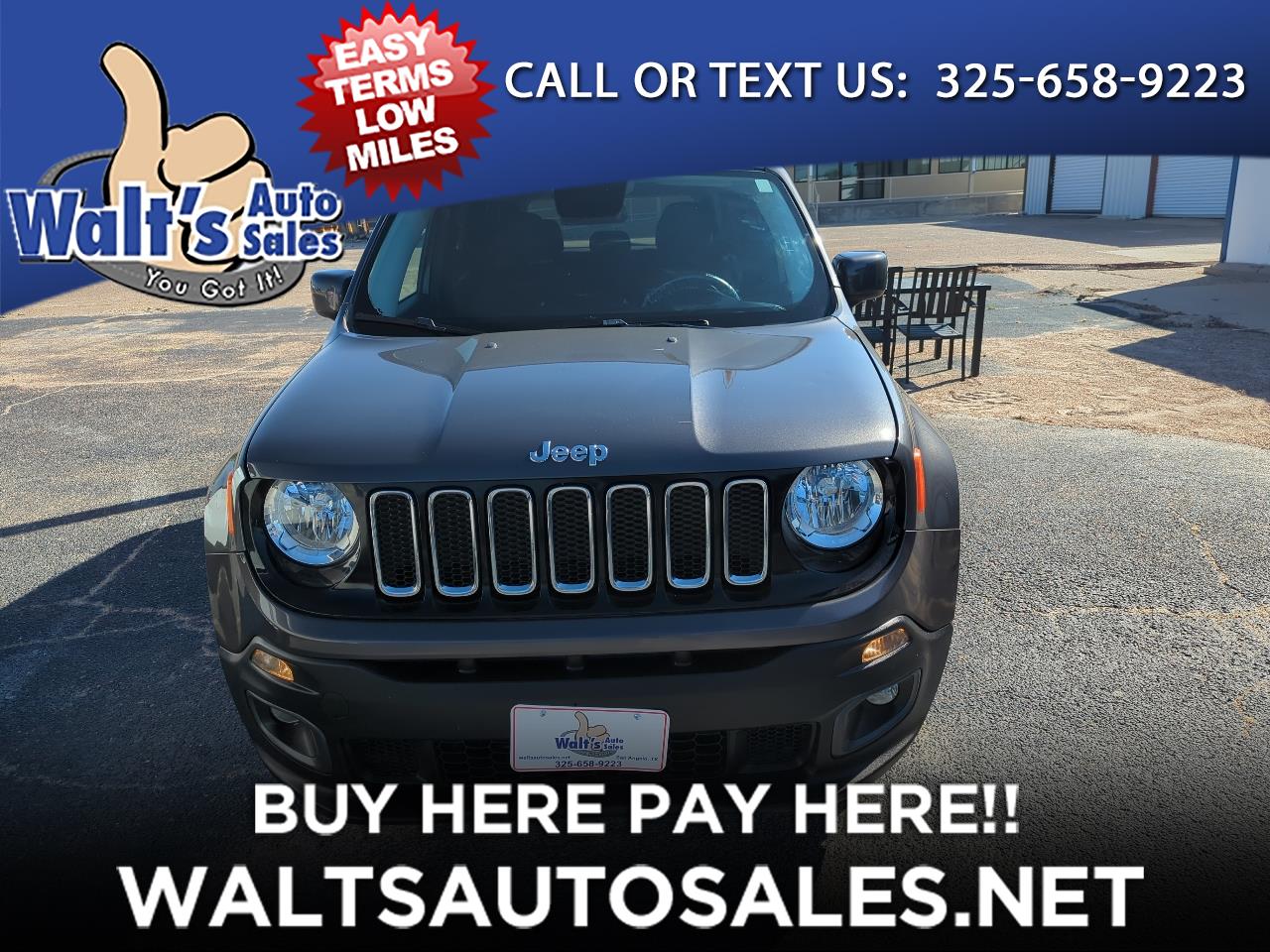Used 2017 Jeep Renegade Latitude FWD for Sale in San Angelo TX 76903