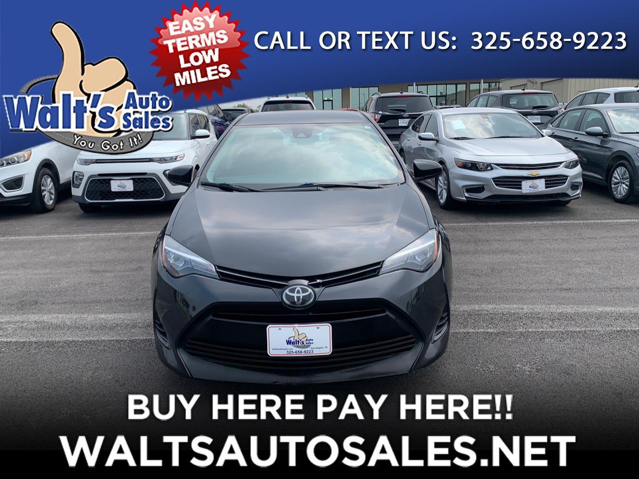 2019 Toyota Corolla LE CVT