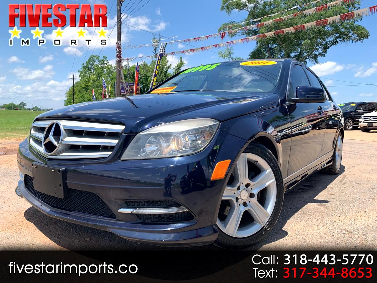 Used 2011 MercedesBenz CClass C300 4MATIC Luxury Sedan for Sale in