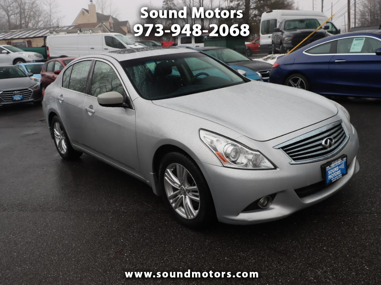 Infiniti G Sedan 37x AWD 2013