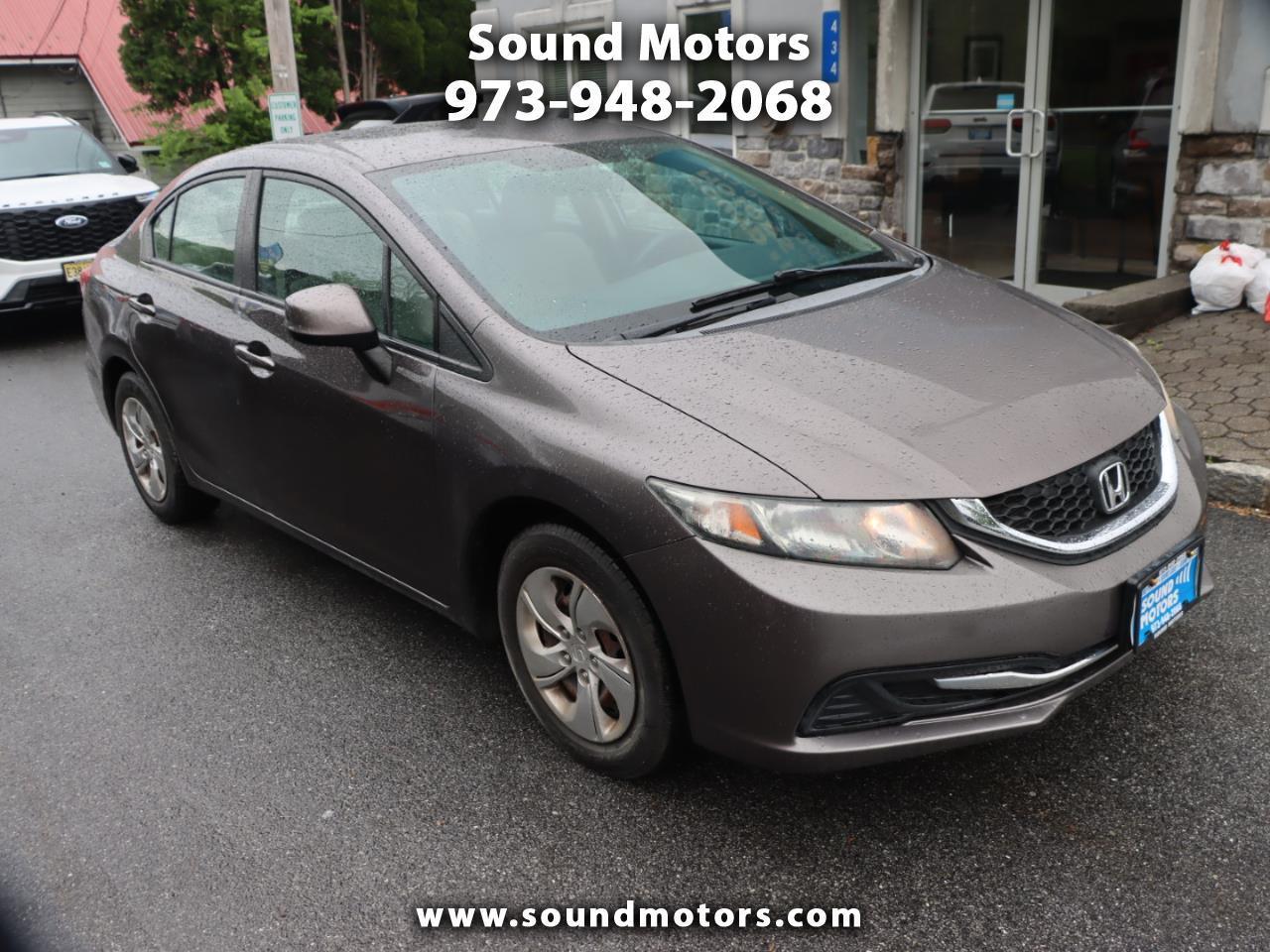 Honda Civic LX Sedan 5-Speed AT 2013