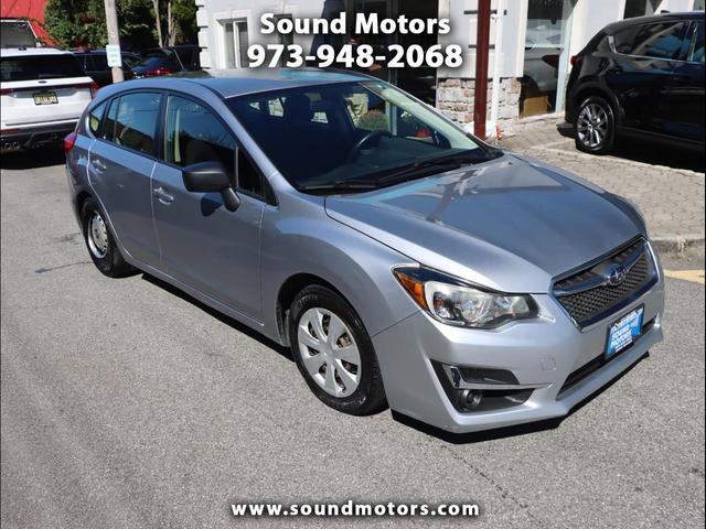 Silver 2016 Subaru Impreza Hatchback All-Wheel Drive Manual