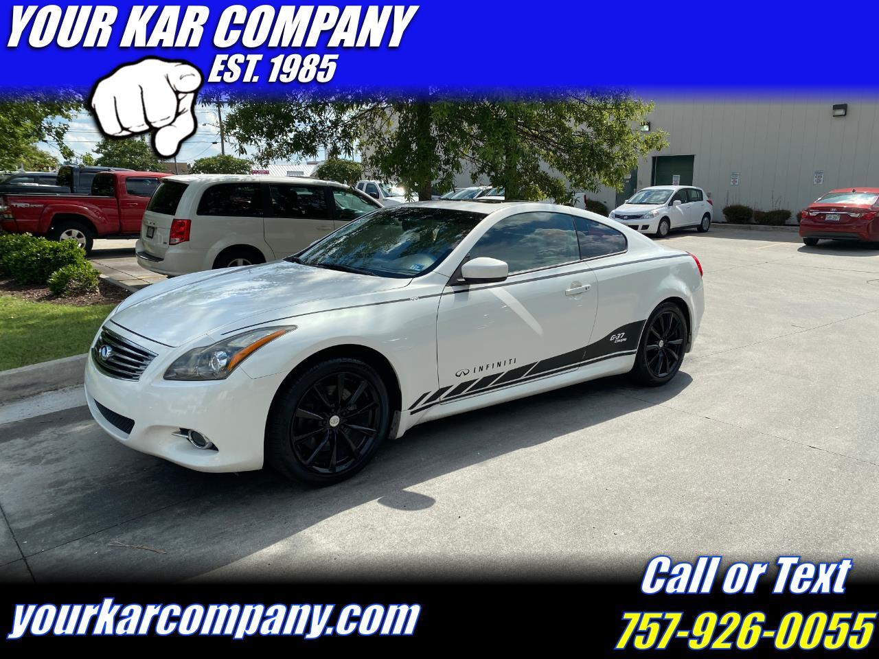 Infiniti G37 Coupe 2dr Journey RWD 2011