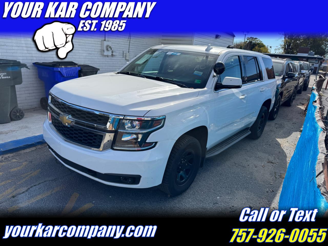 2015 Chevrolet Tahoe 4WD Police
