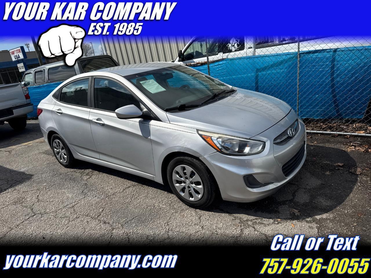 2017 Hyundai Accent SE Sedan Auto