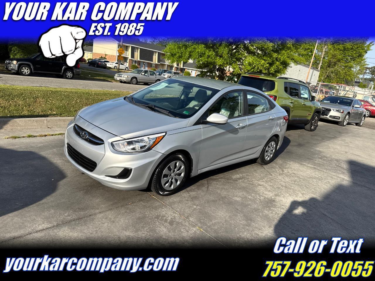 2017 Hyundai Accent SE Sedan Auto
