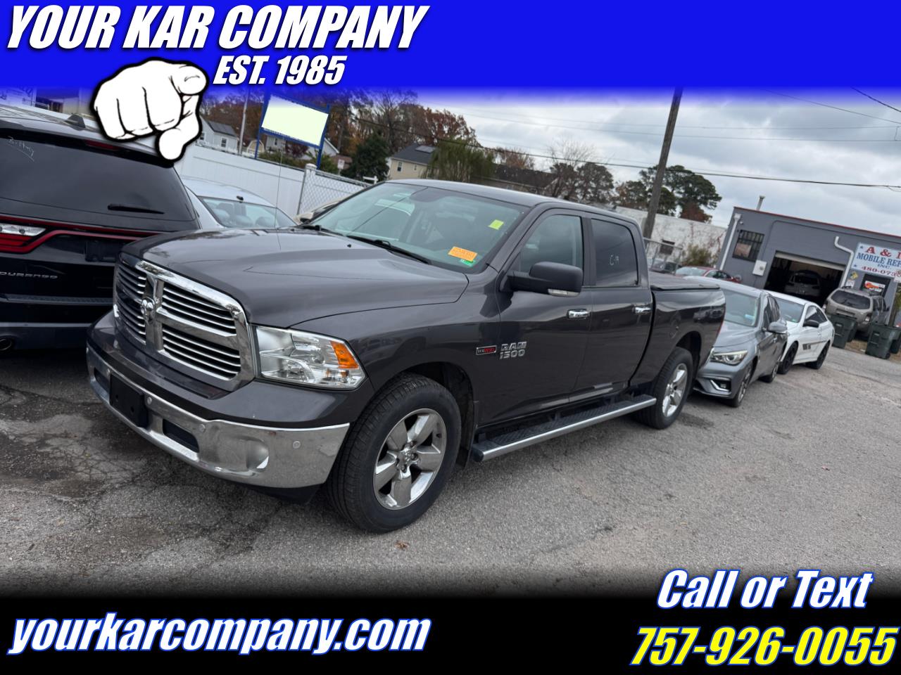 2018 RAM 1500 Big Horn 4x4 Crew Cab 6'4" Box