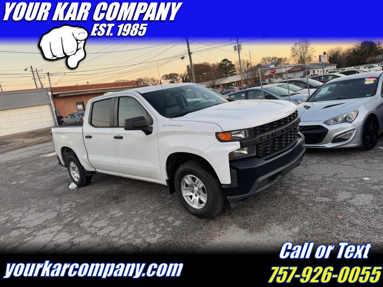 2020 Chevrolet Silverado 1500 4WD Crew Cab 147" Work Truck