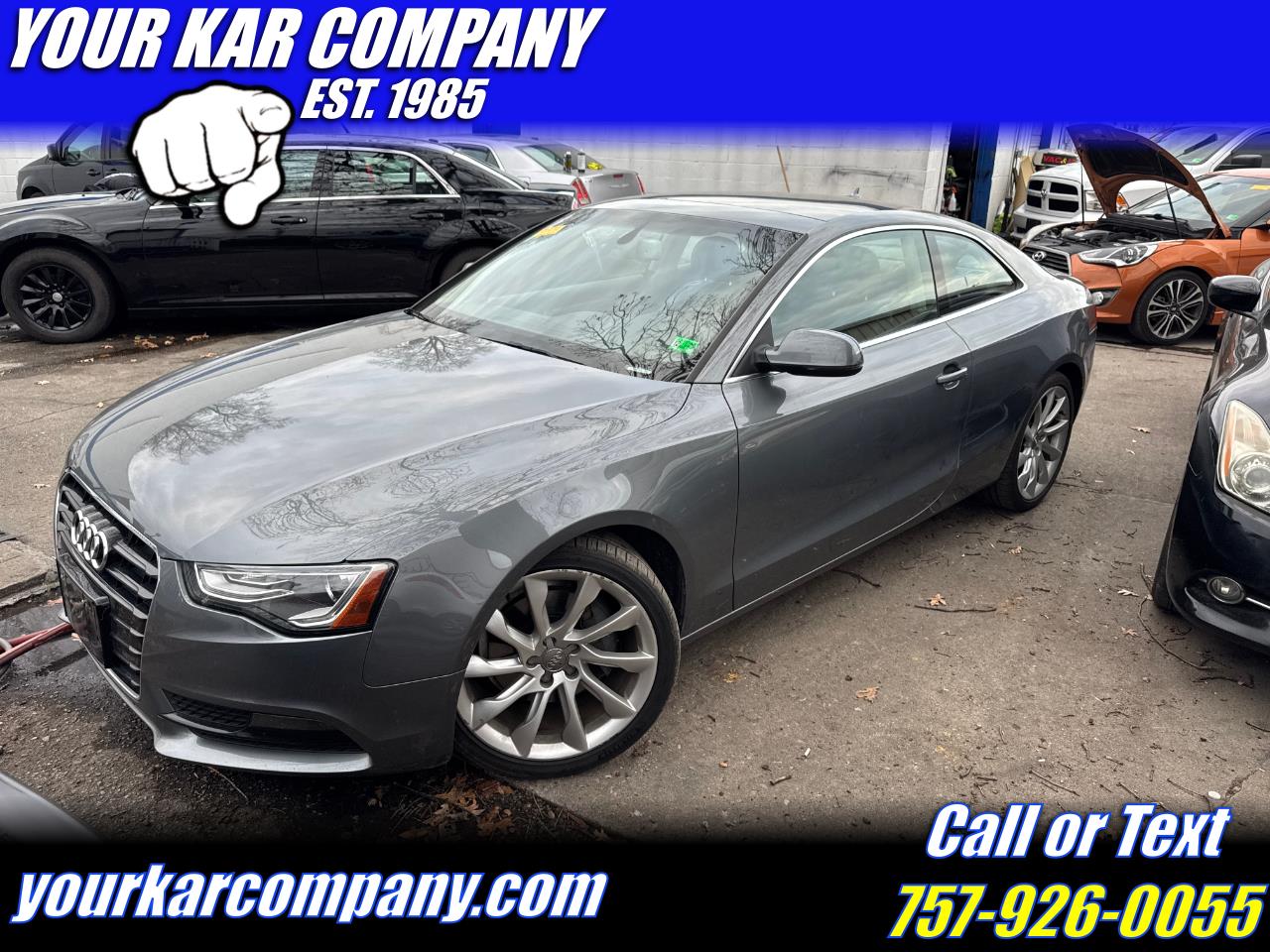 2013 Audi A5 2dr Cpe Man quattro 2.0T Premium Plus