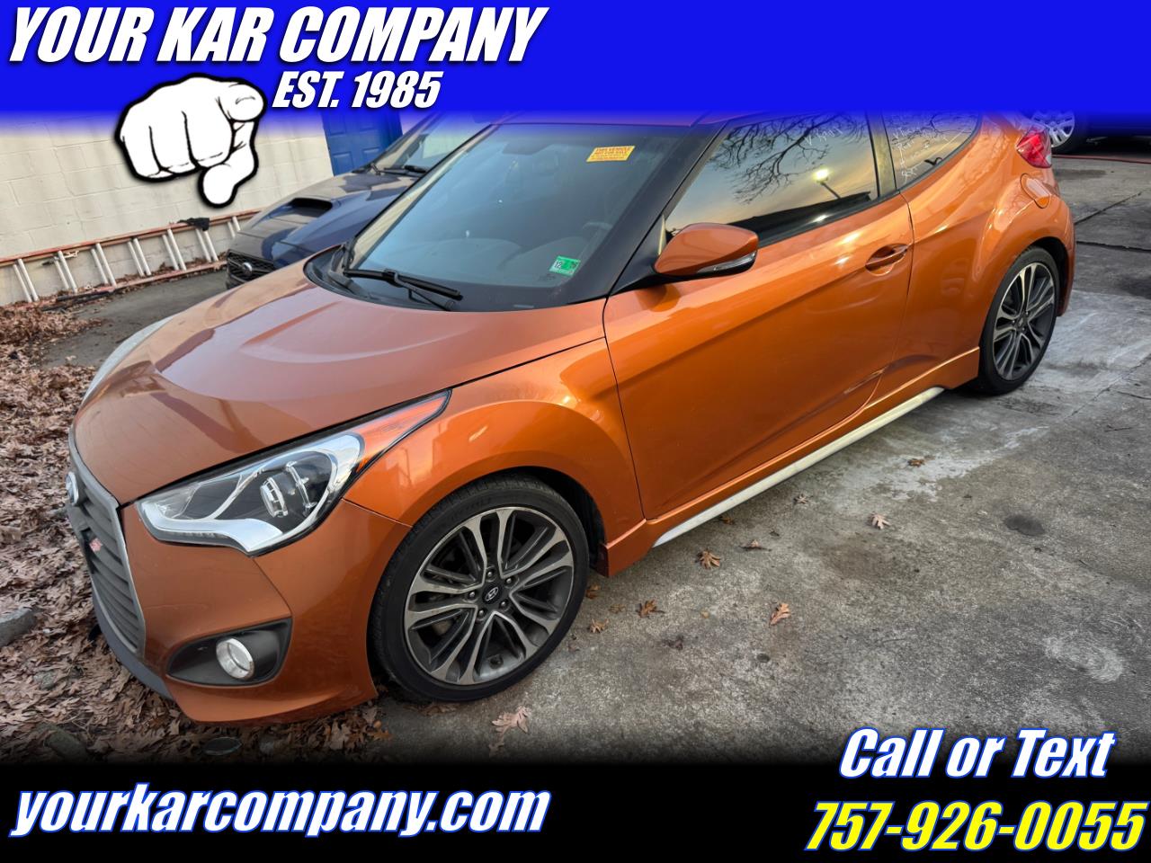 2016 Hyundai Veloster 3dr Cpe Man Turbo