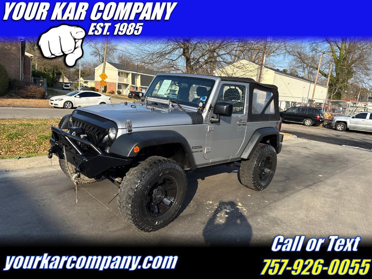 2014 Jeep Wrangler 4WD 2dr Sport