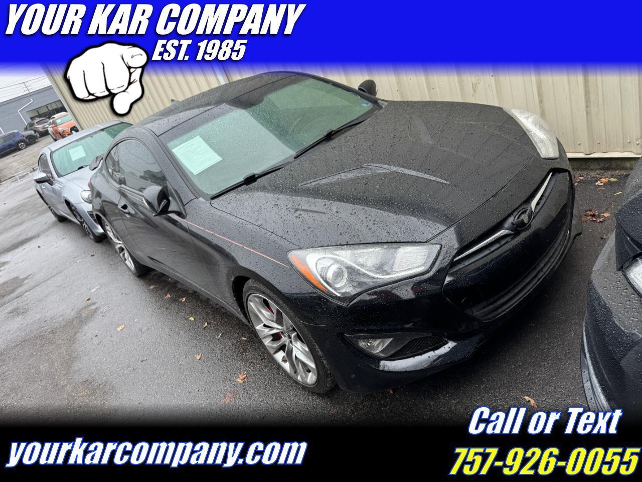 2016 Hyundai Genesis Coupe 2dr 3.8L Auto Ultimate w/Black Seats