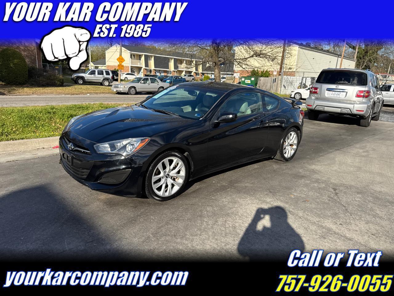 2013 Hyundai Genesis Coupe 2dr I4 2.0T Auto Premium