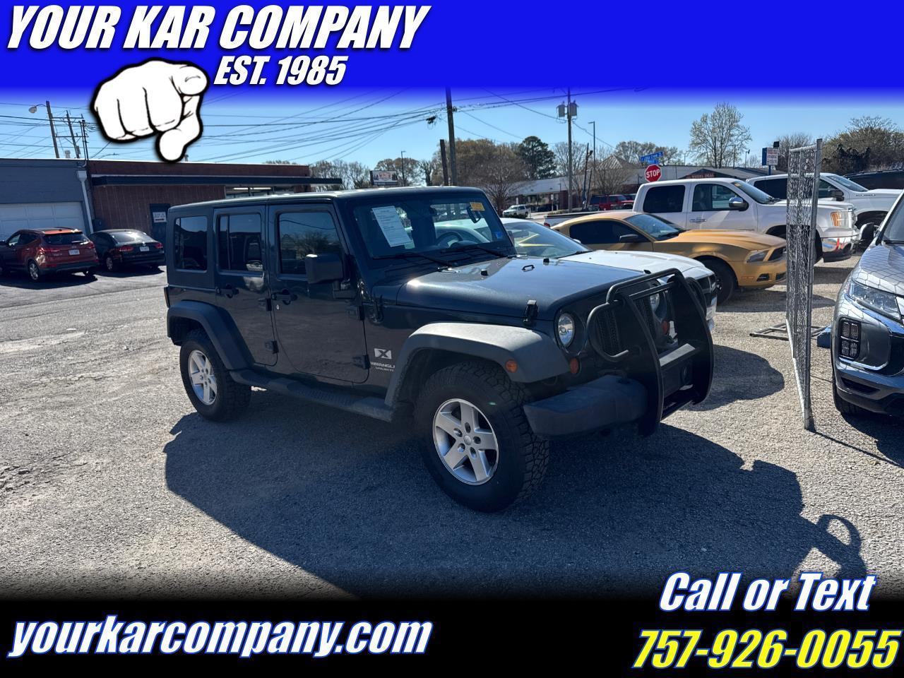 2007 Jeep Wrangler 4WD 4dr Unlimited X