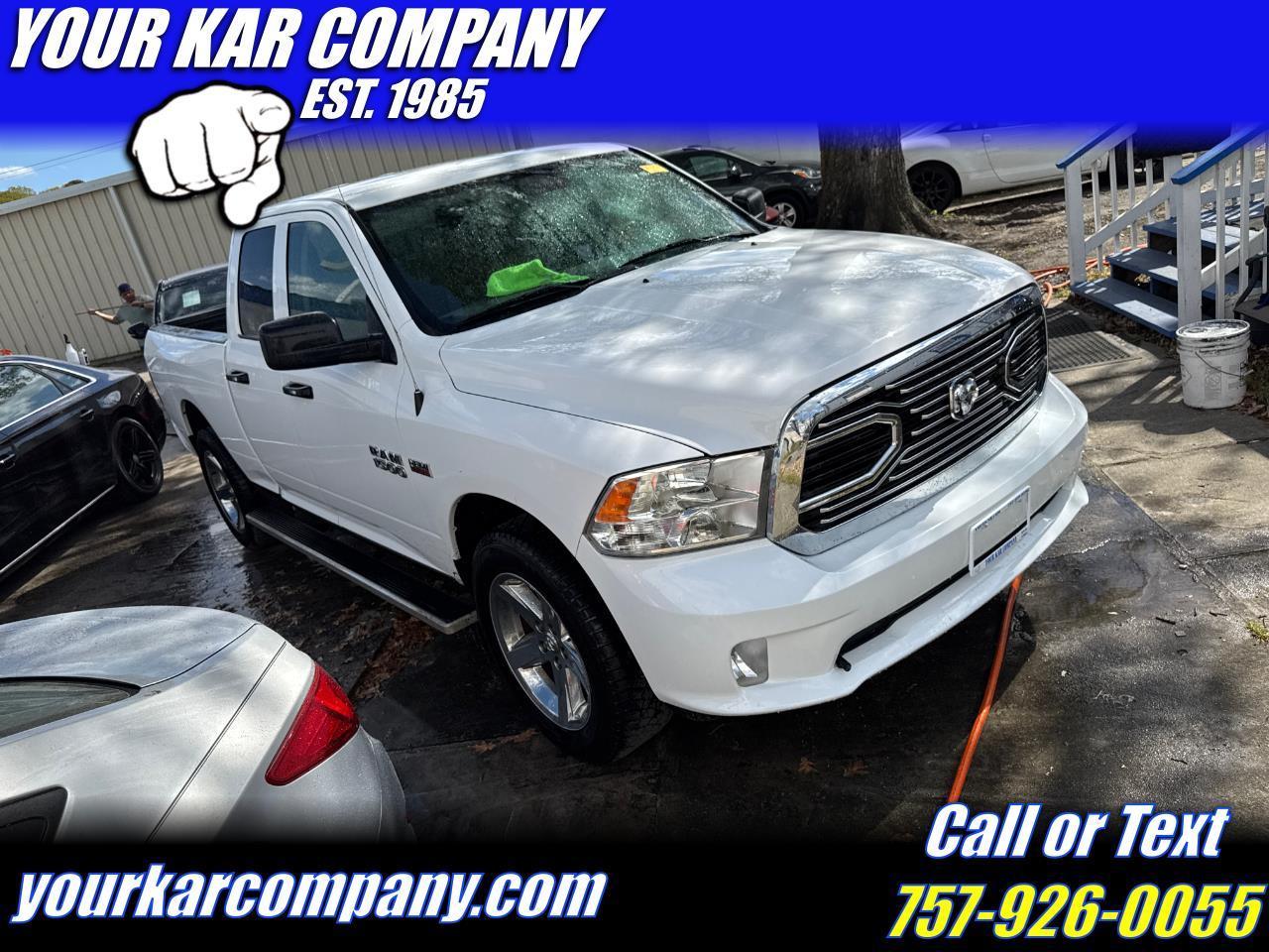 2017 RAM 1500 Express 4x4 Quad Cab 6'4" Box