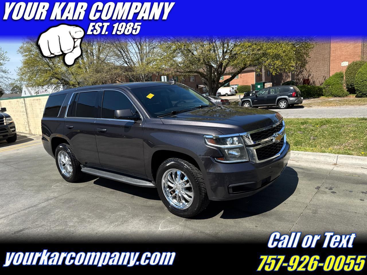2018 Chevrolet Tahoe 4WD Police
