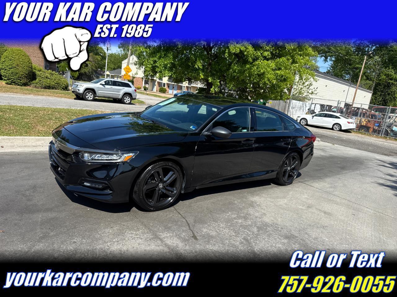 2019 Honda Accord Sedan Sport 1.5T CVT