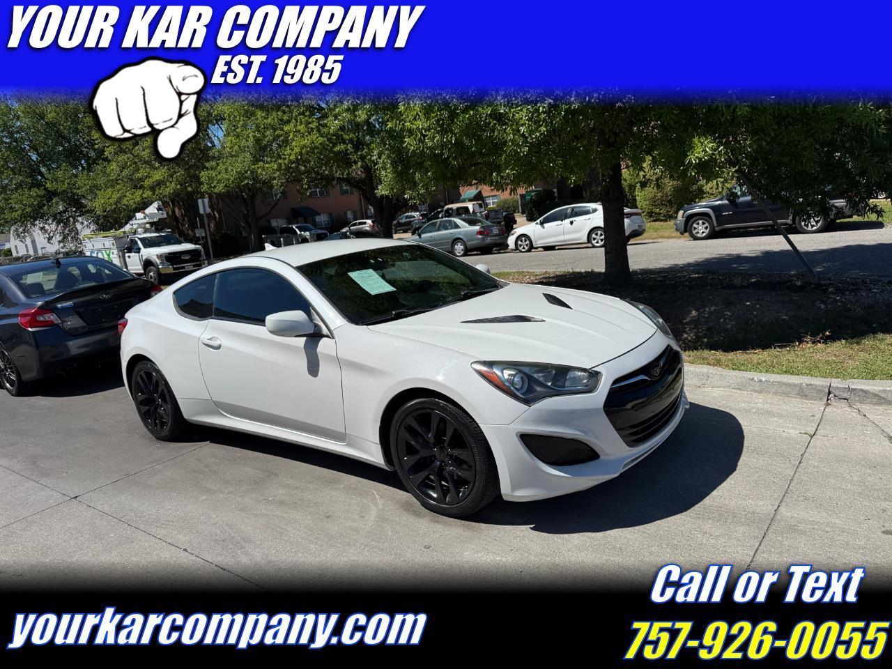 2013 Hyundai Genesis Coupe 2dr I4 2.0T Auto