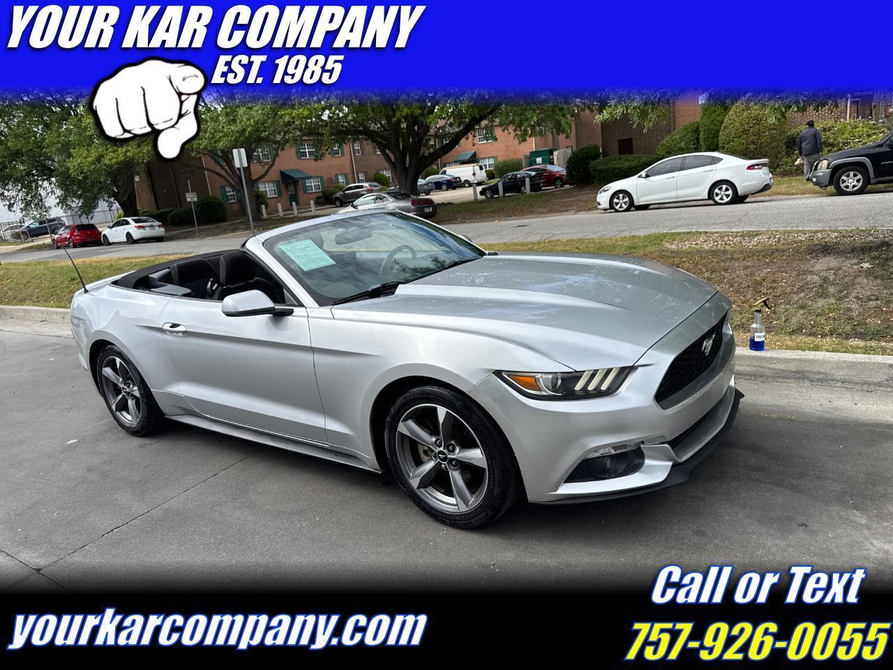 2017 Ford Mustang V6 Convertible