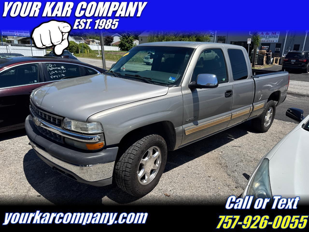 2002 Chevrolet Silverado 1500 Ext Cab 143.5" WB 4WD LS