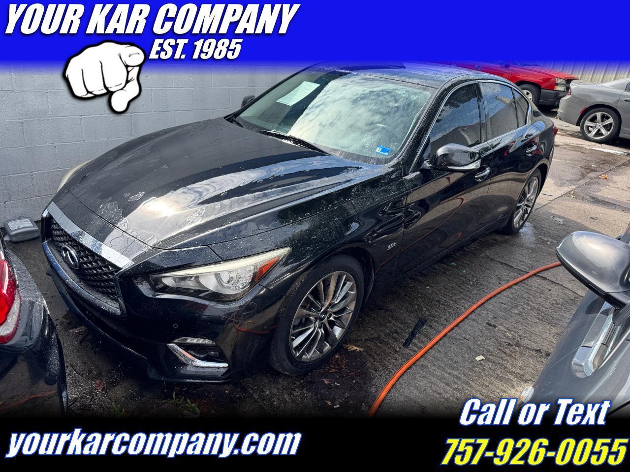 2018 Infiniti Q50 3.0t LUXE RWD