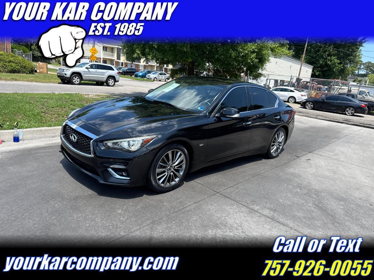 2018 Infiniti Q50 3.0t LUXE RWD