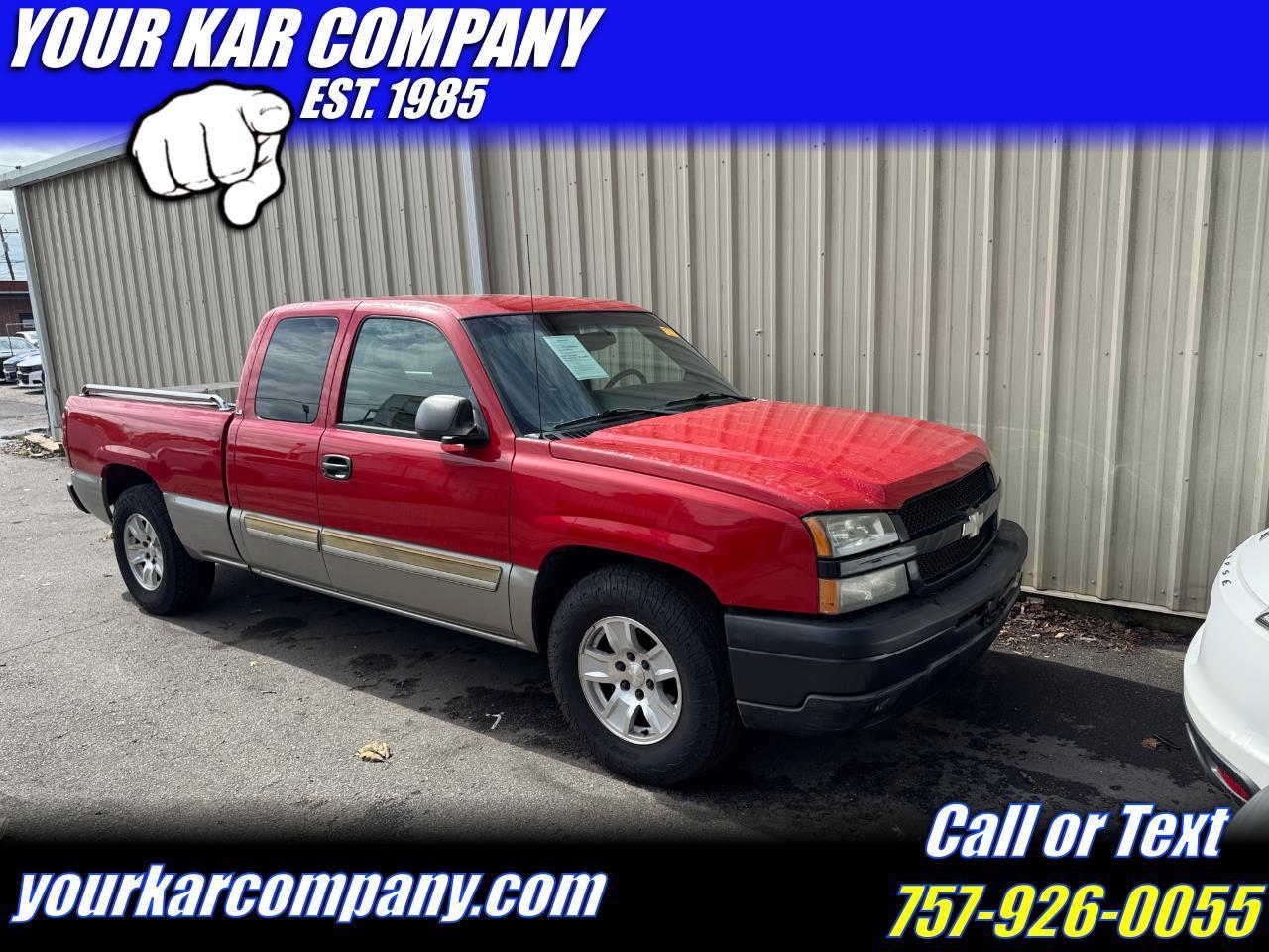 2003 Chevrolet Silverado 1500 Ext Cab 143.5" WB LS