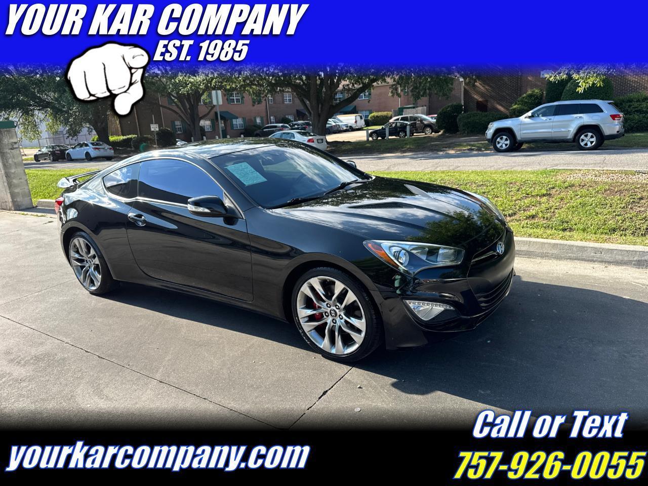 2015 Hyundai Genesis Coupe 2dr 3.8L Auto Ultimate w/Black Seats