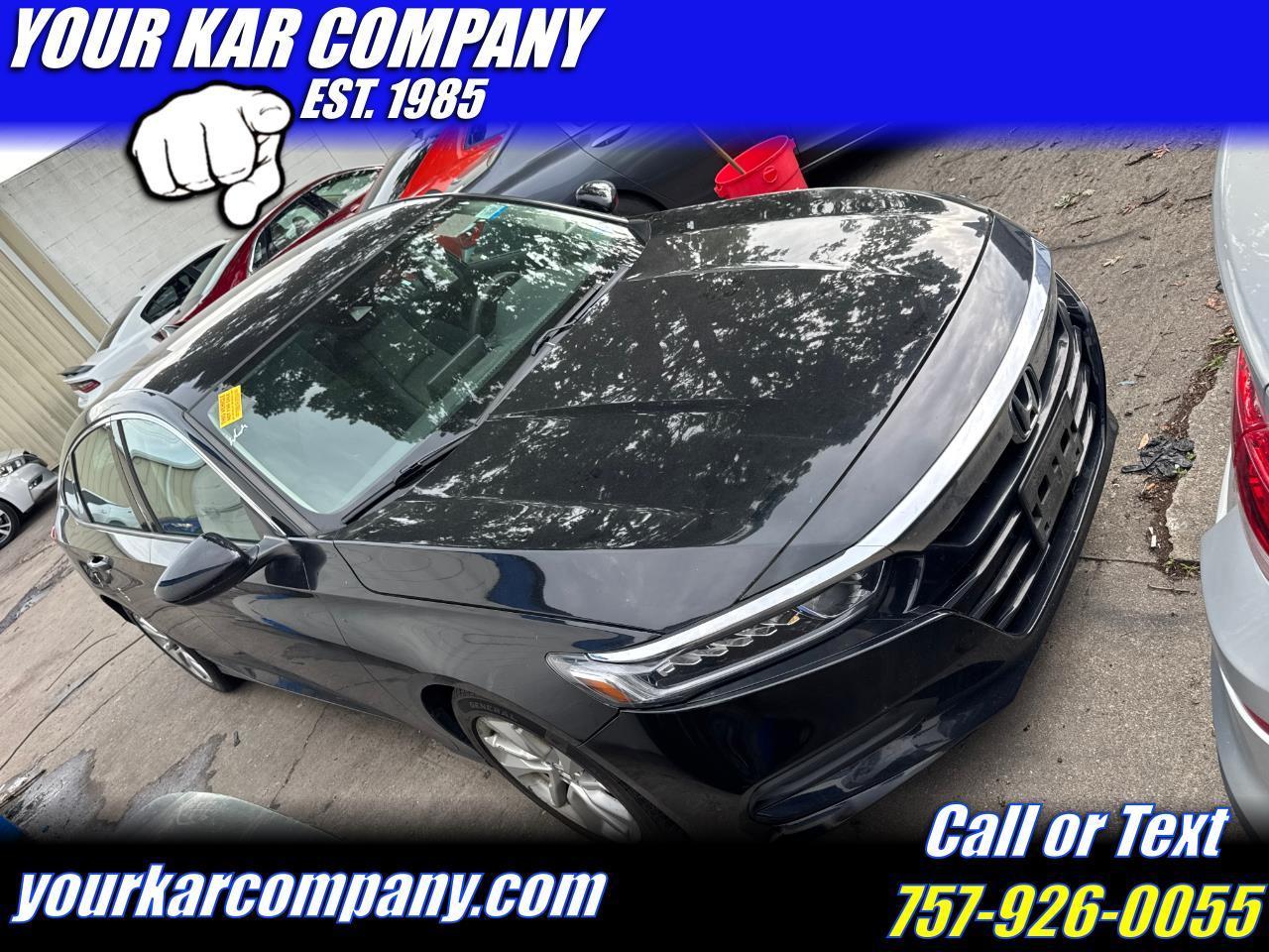 2018 Honda Accord Sedan LX 1.5T CVT