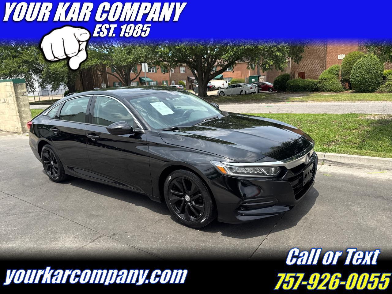 2018 Honda Accord Sedan LX 1.5T CVT