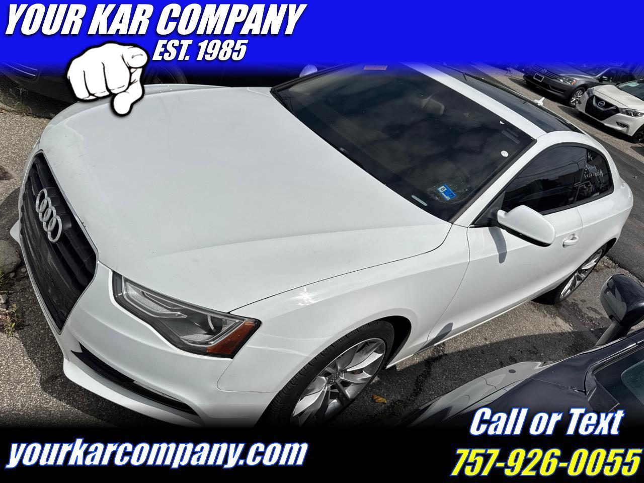 2014 Audi A5 2dr Cpe Auto quattro 2.0T Premium
