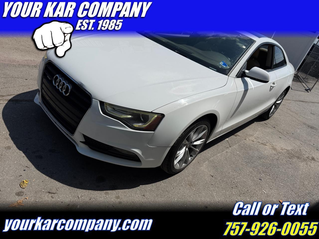 Audi A5 2dr Cpe Auto quattro 2.0T Premium 2014