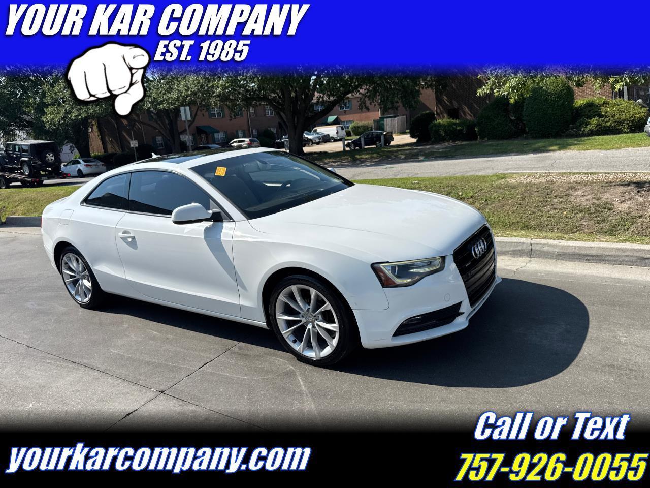 Audi A5 2dr Cpe Auto quattro 2.0T Premium 2014