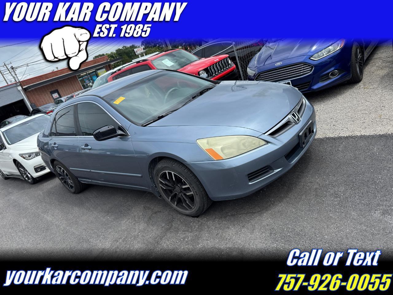 Honda Accord Sdn 4dr I4 AT LX SE 2007