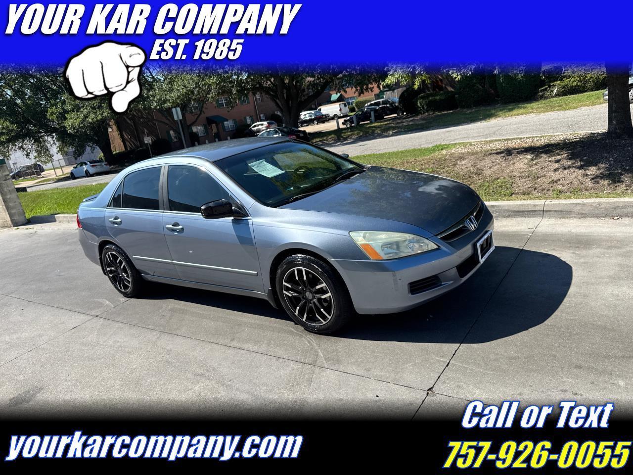 Honda Accord Sdn 4dr I4 AT LX SE 2007