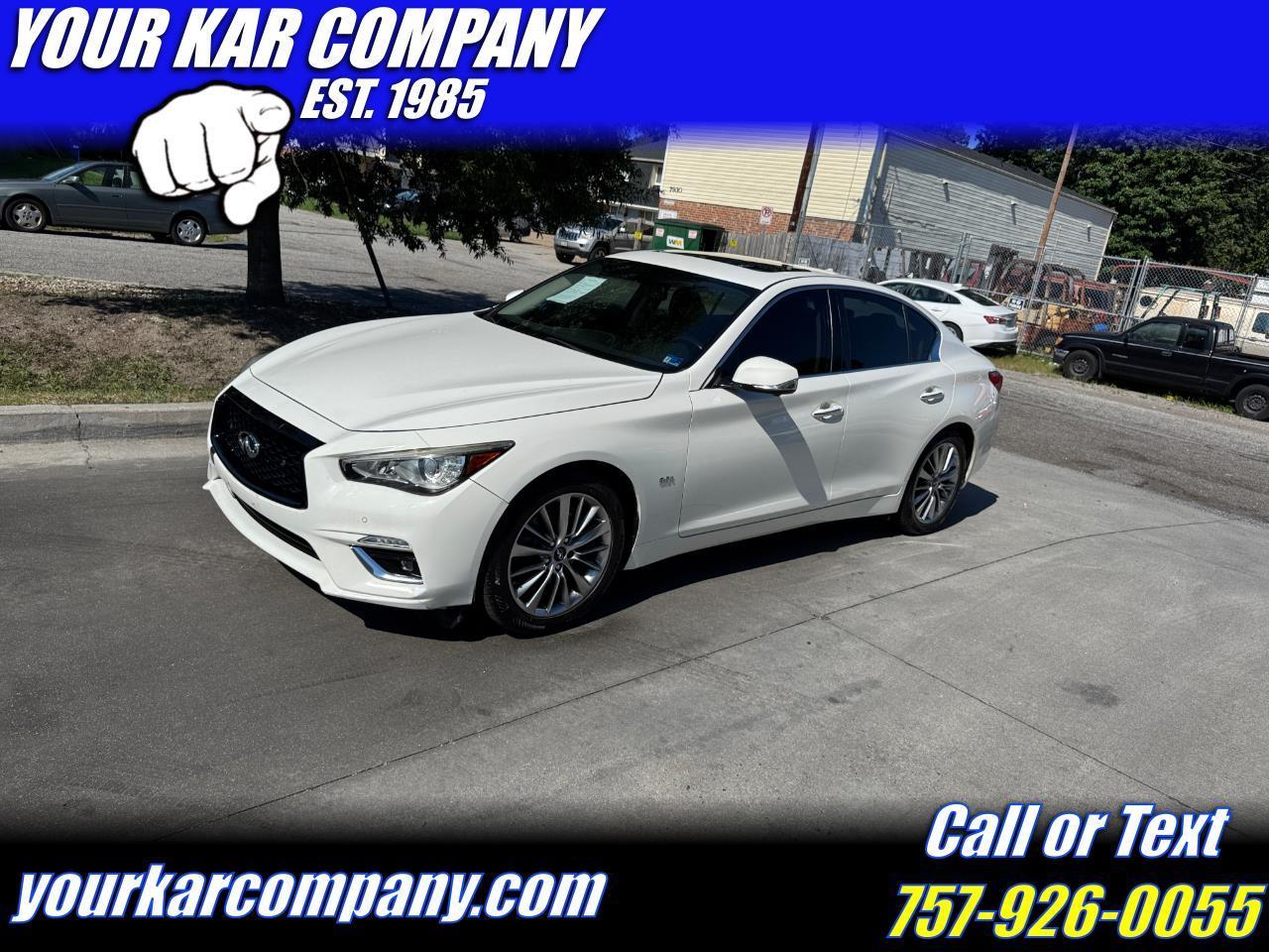 Infiniti Q50 3.0t LUXE AWD 2018